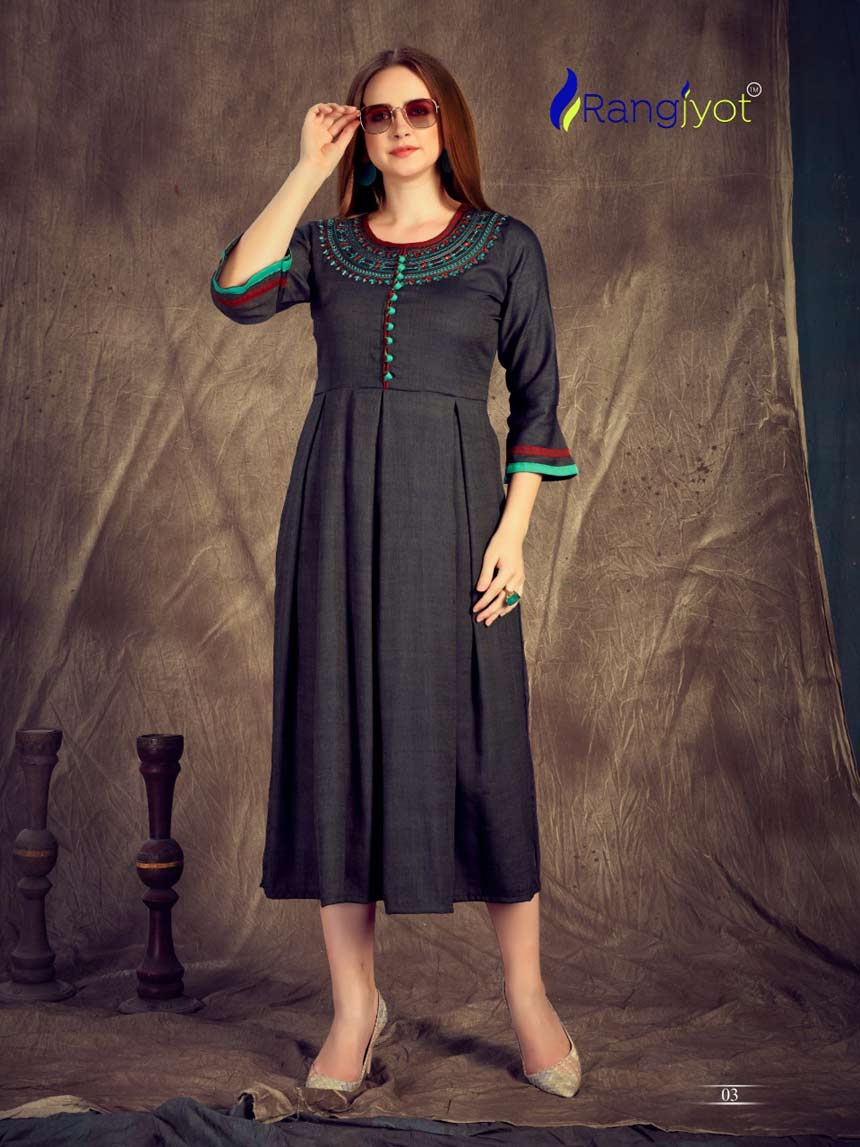 Herry Vol-3 Whosale Rayon Kurti Set Herry Vol-3 Whosale Rayon Kurti Set